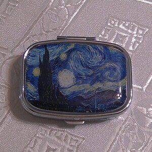 1pc.  Starry Night Pill Case